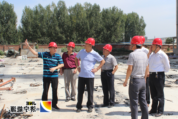 张广宇到九矿置业工地检查指导工作