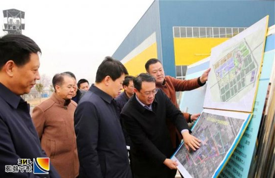 张百顺到落陵盛源公司实地巡查指导工作