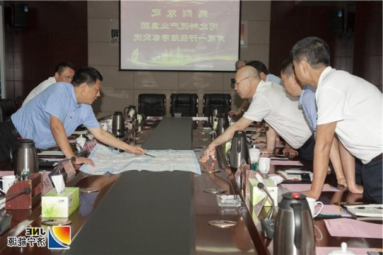 河北物流产业集团客人到济宁能源发展集团考察交流