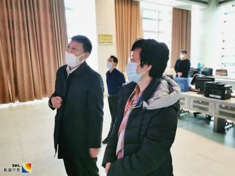 孔凡萍到集团公司调研指导疫情防控和复工复产工作