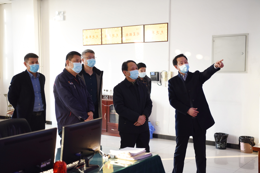 2021年1月15日，刘奎军到金桥煤矿督导安全生产工作（孙欢 摄） (1).jpg