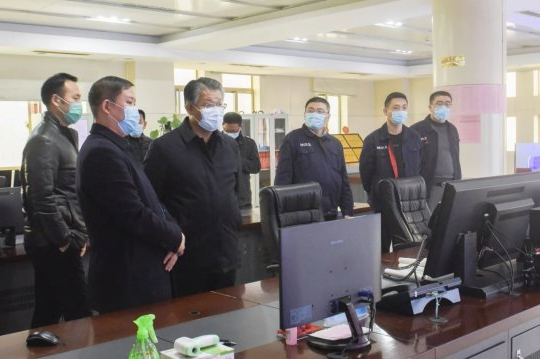 张玉华到霄云煤矿督导检查工作