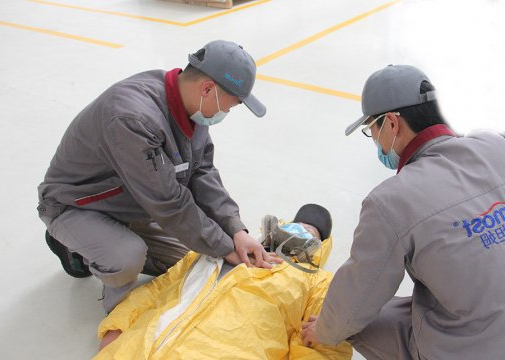 盛源公司开展应急救援演练