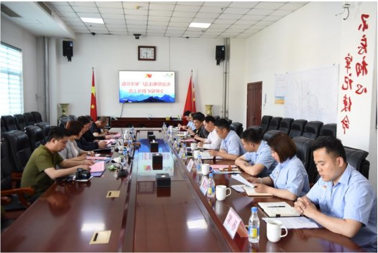 峰峰集团邯郸洗选厂客人到金桥煤矿开展党建联建工作