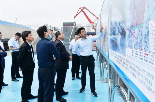 中煤科工上海有限公司客人到集团公司相关企业参观调研