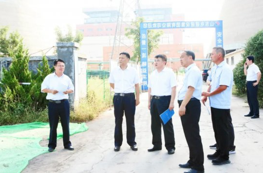 张广宇陪同丰家雷到阳城煤电考察调研重点项目建设情况