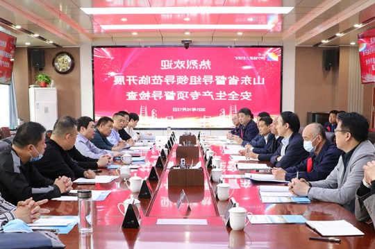 省安全生产专项督导组到义桥煤矿督导安全生产工作