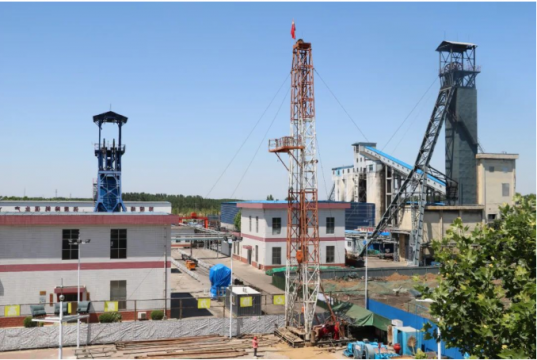 重点项目攻坚丨义桥煤矿充填系统注浆孔工程正式开钻