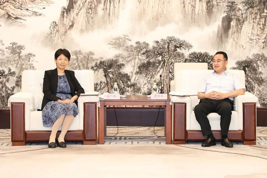 张广宇陪同王宏伟在北京拜会国家部委、中央企业