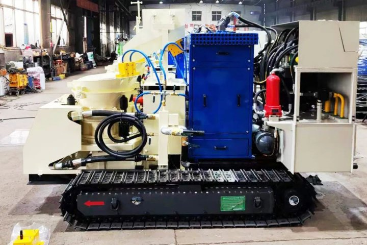 阳城分公司远程喷浆机助力矿井“焕新颜”